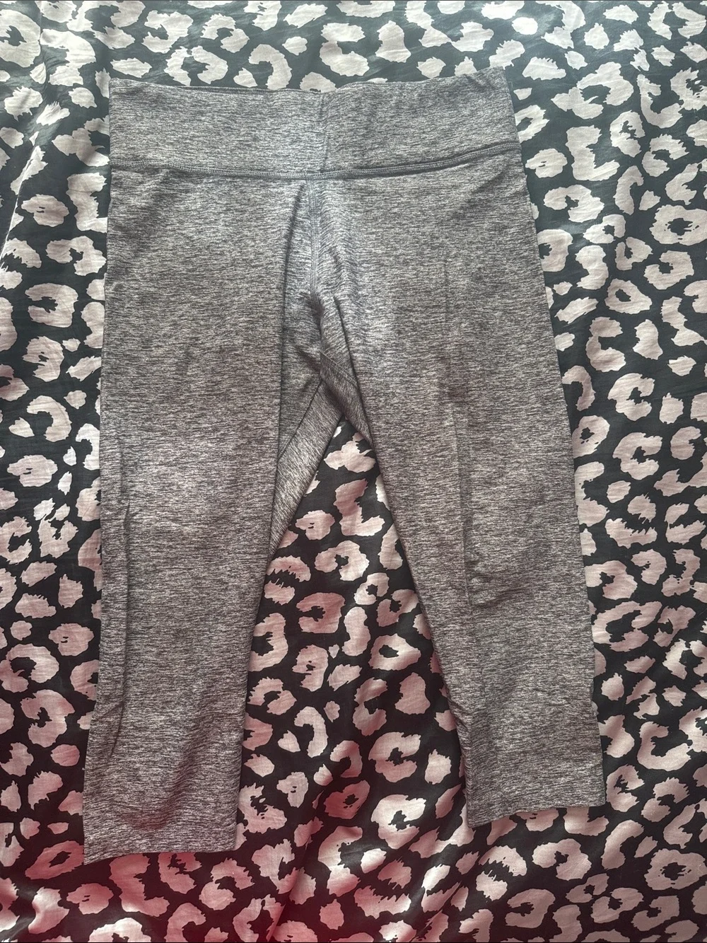 Gray Performance Capri Leggings
